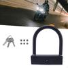 U-образный замок с сигнализацией для езды на велосипеде, мотоцикле, велосипедах, ворота снаружи, 3 ключа