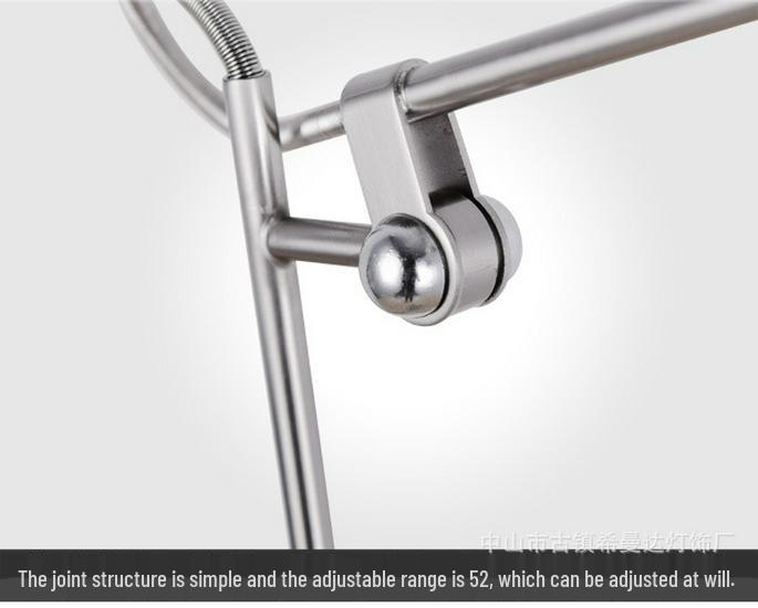 Premium Long Arm Desk Lamp - Minimalist Eye-Protection Office & Reading Floor Light