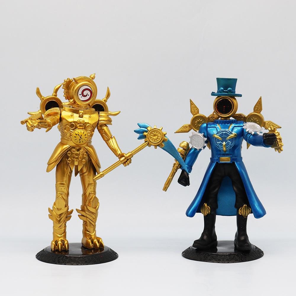Skibidi Toilet Cameraman Titan Anime Clock Man Figures Titanium Figurine Handmade Model Doll Collection Hobby Toy Desl Decor