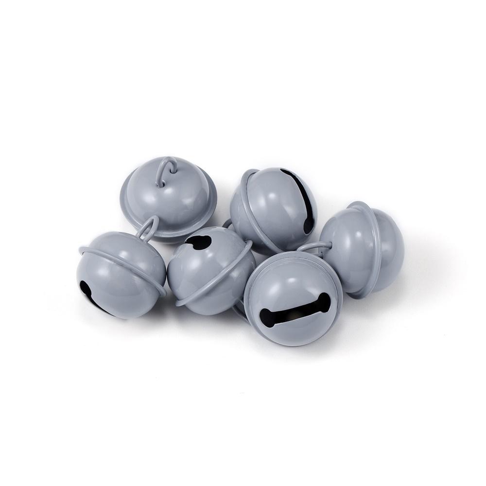 6Pcs Jingle Bells Aluminum Loose Beads Christmas Jingle Bell Pet Charm Bell Festival Party Decoration For DIY Making Supplies