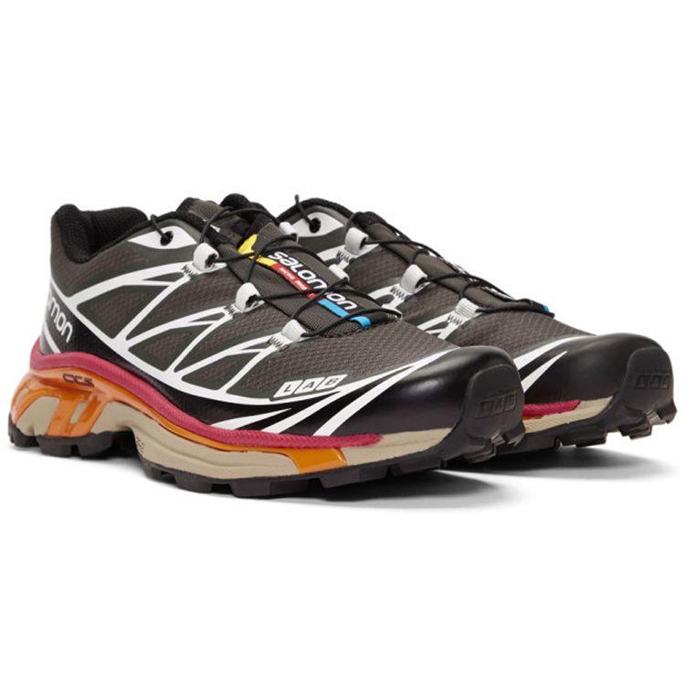SALOMON Кроссовки Unisex XT-6 Recut Beluga Russet Orange Зеленый Черный L47305600