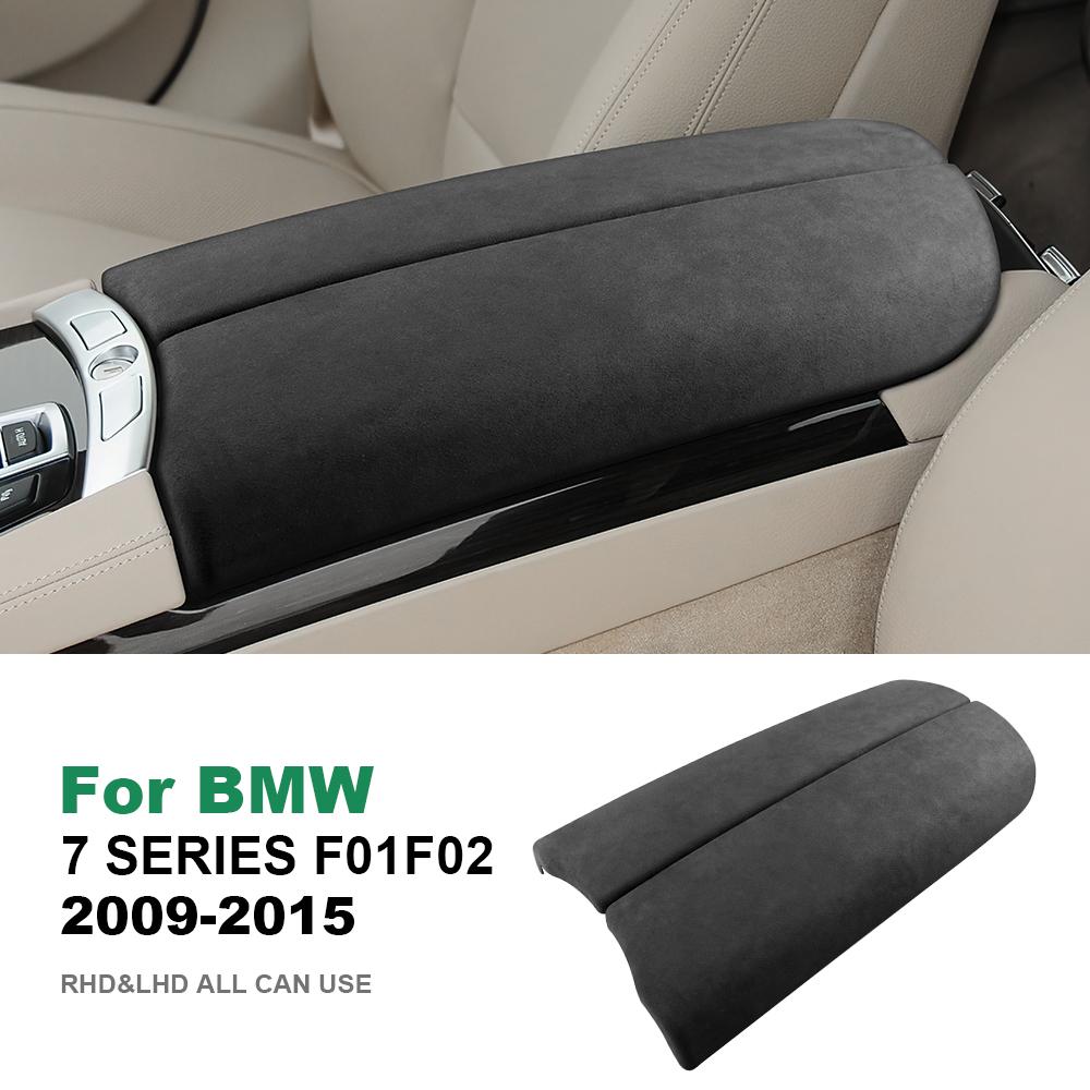 for BMW 7 Series F01 F02 F03 F04 2009 2010 2011 2012 2013 2014 2015 Car Center Console Armrest Trim Cover Italian Premium Suede