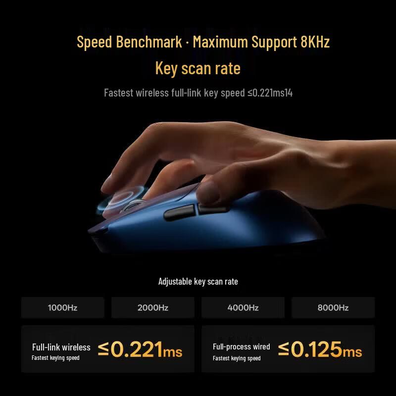 Беспроводная игровая мышь Rapoo VT0 MAX Master Edition 8K