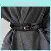 Ladies Fashion Dual Use Pu Leather Waist Belt Wide Belt For Work And Casual Use