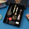 Retro Quill Pen High Value Retro Mechanical Magic Dipping Pen Gift Box Set Advanced Sense