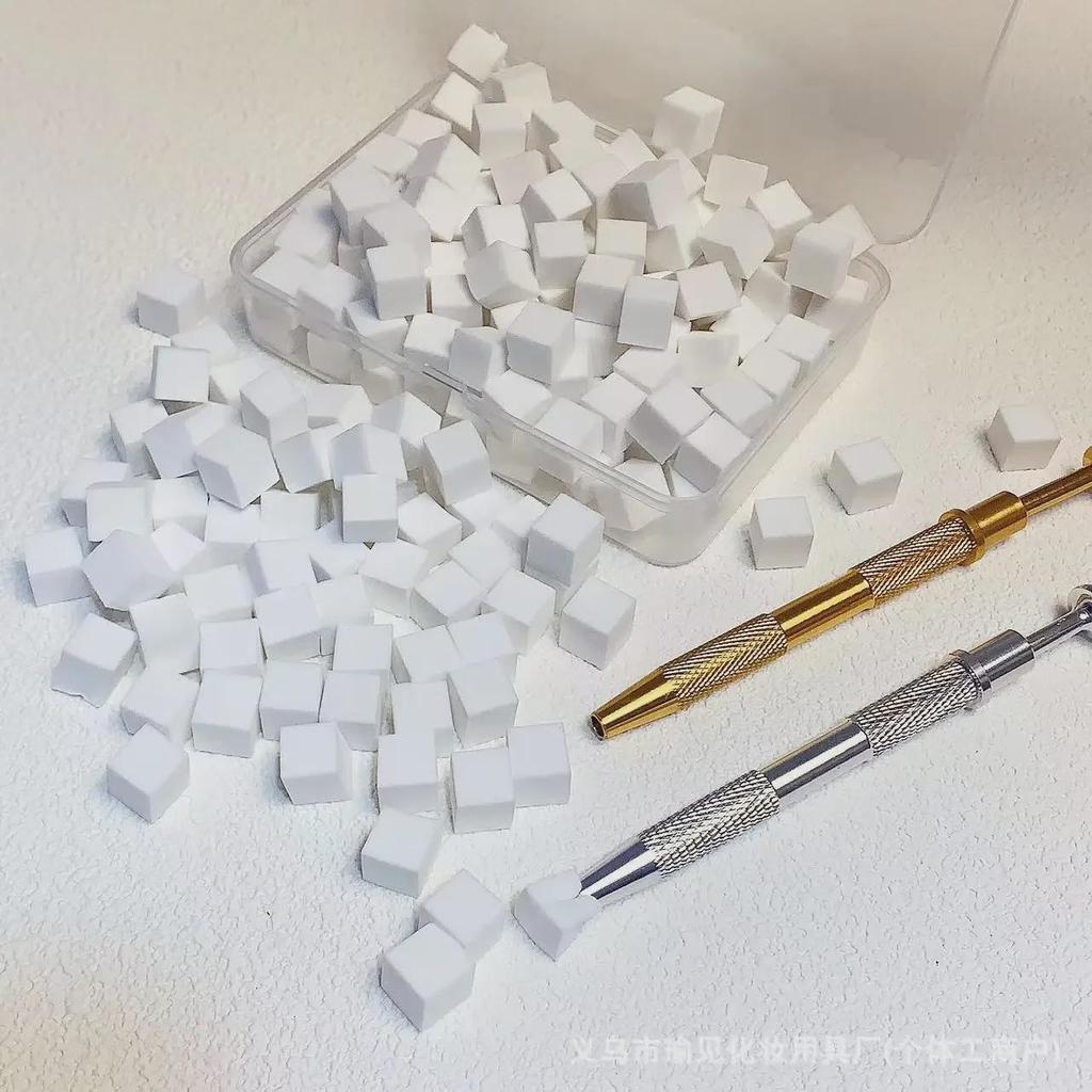 Кисть-губка для нейл-арта с градиентным размазыванием, хлопок