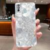 Чехол для Tecno Spark 6 Go Красивый чехол-бабочка с цветами Прозрачный мягкий силиконовый чехол для телефона Tecno Spark 6Go Задние крышки KE5j KE5k