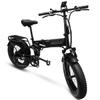 Hedatx PX6: 48V12Ah charges quickly. 1500W motor devours slopes. 20" fat tires smooth everything