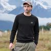 JEEP Men's Heavyweight Antibacterial Silk Blend Crewneck Sweatshirt