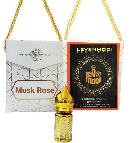 Levenmooi Musk Rose Attar Suitable For Daily Uses Perfume Oil 6ml P130 SH 379