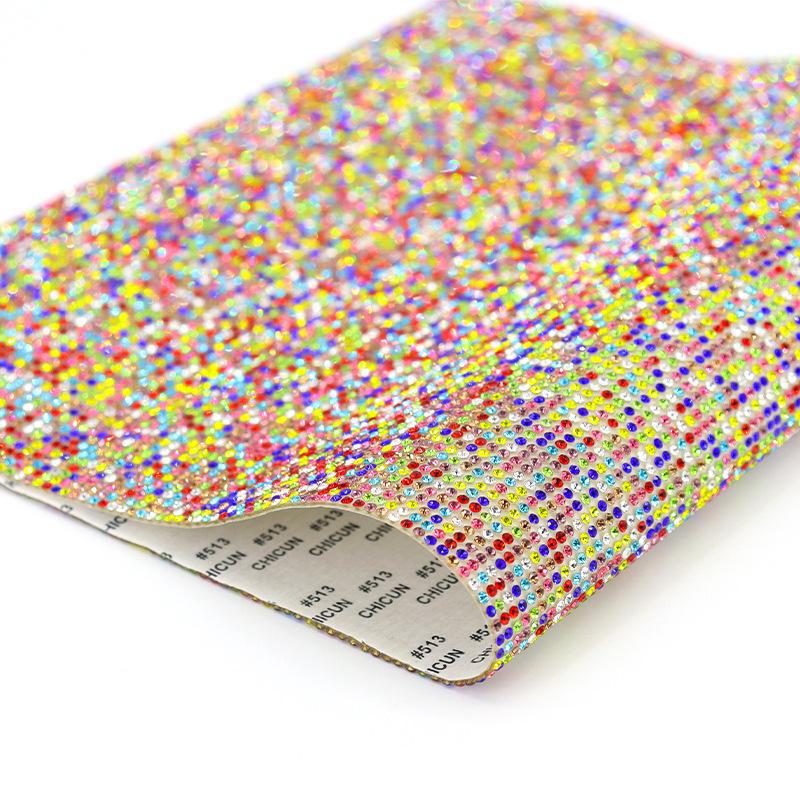 Разноцветные самоклеящиеся стразовые полоски для DIY украшений и ремесленных проектов