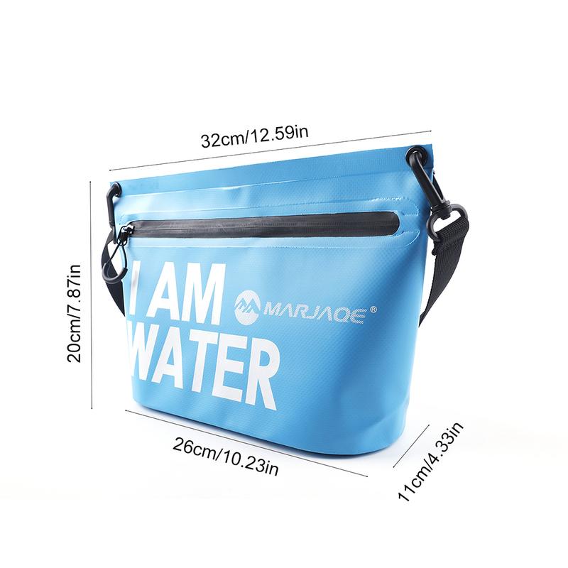 Waterproof Mobile Phone Bags with Zipper PVC Swimming Shoulder Pack High-Capacity Multifunctional Storable for Camping Travel