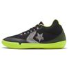 Chuck Taylor All Star BB Evo Round Toe Comfortable Mesh Mid-Top Basketball Shoes Unisex Black and Yellow