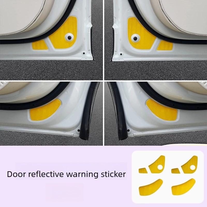 Luminous Warning Reflective Sticker for NIO Firefly Car Door Multifunctional Creative Safety Vinyl Strip