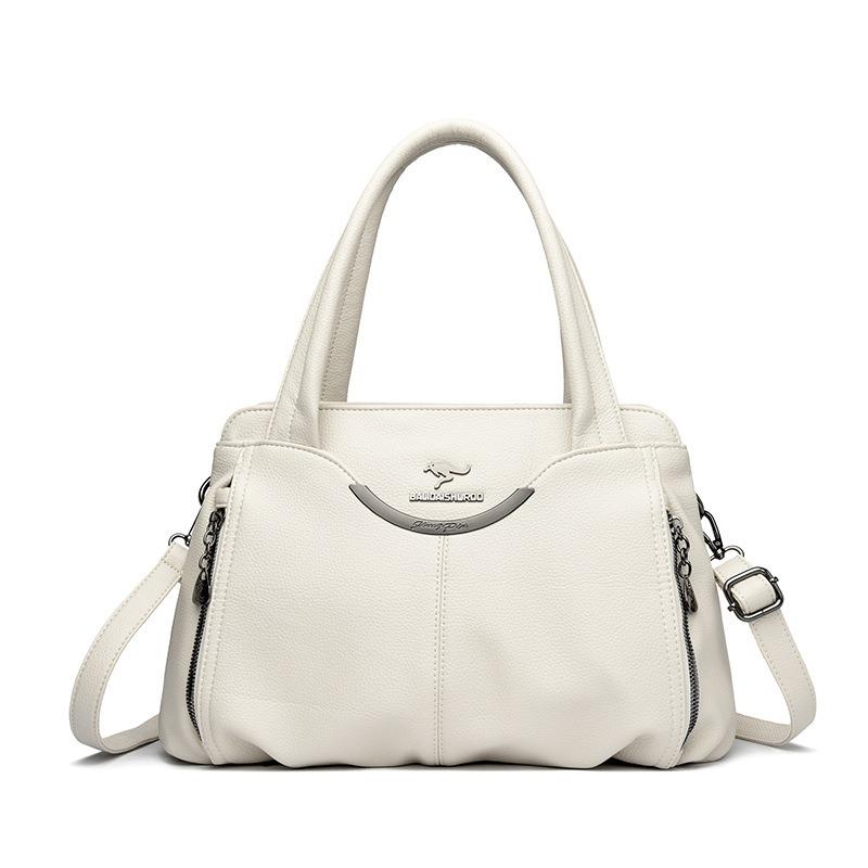 Простая женская сумка среднего возраста для мам, большая вместимость, сумка через плечо на одно плечо