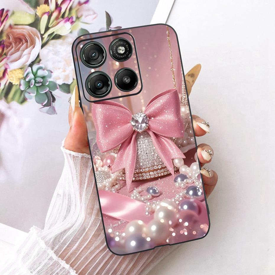 Cute Printing Phone Case For Motorola Moto G67 Power / G57 Power 5G Soft Black Silicone Cases For MOTO G67Power Covers Bumpers