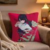 Game ZZenless Zone Zero Ellen Joe Pillow Case Soft Plush Cushion Cover Double Print and Invisible Zipper for Sofa Home Car Use