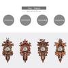 Cuckoo Wall Clock Bird Wood Hanging Art Clock Swing Alarm Home Cafe