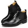 Fashion High QualityAnkle Boots Loafer Summer Dress Footwear for Men Genuine Leather Fashion Brogue Elegant Winter/Spring Business Black