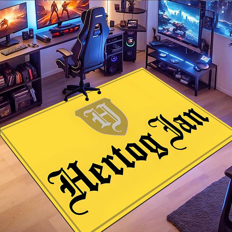 Hertog Jan logo rug, non-slip rug, suitable for living room, bedroom, game room, computer room and home décor.