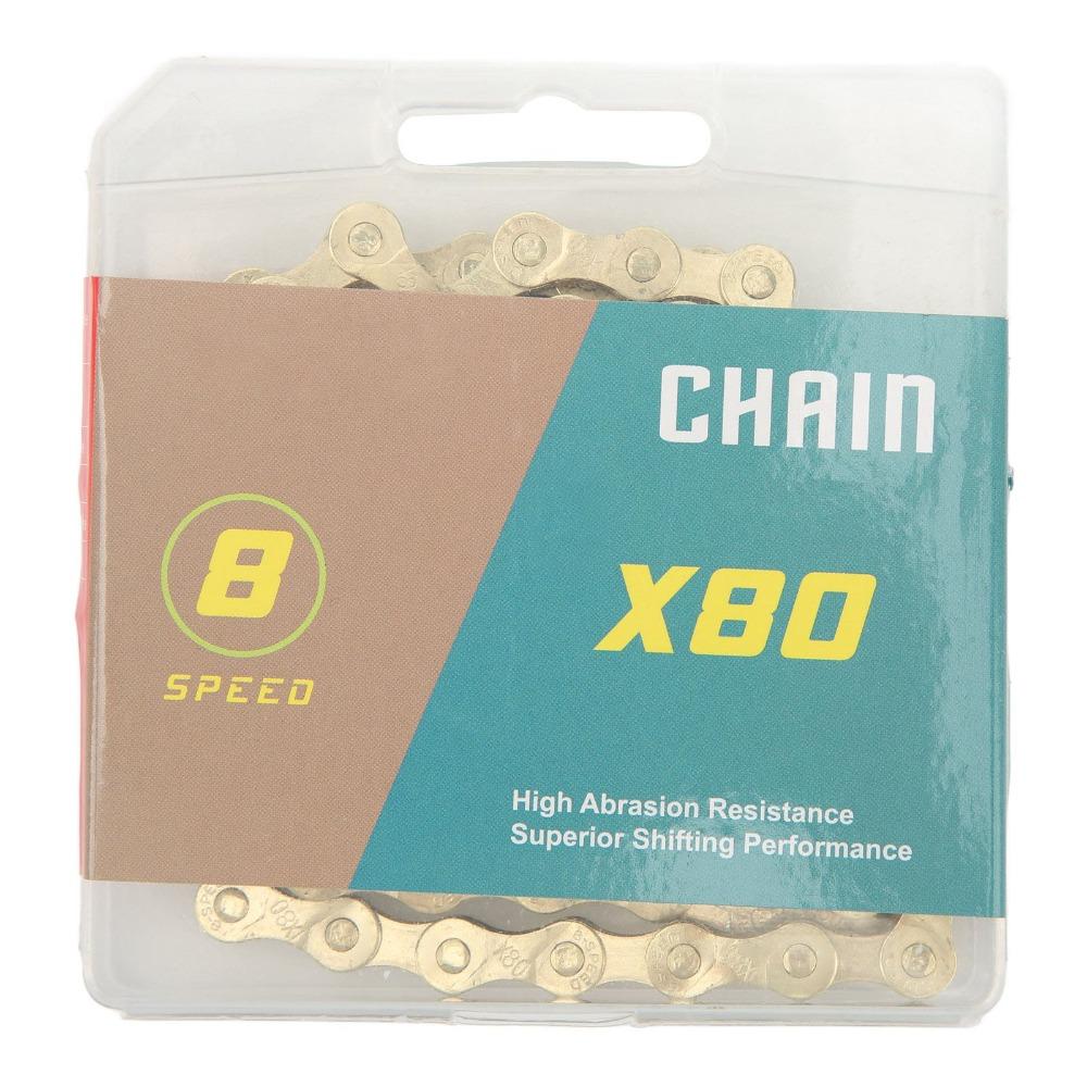 Carbon Steel Bicycle Chain 116 Links Road Bike Chain Durable Cycling Chain Bike Upgrade