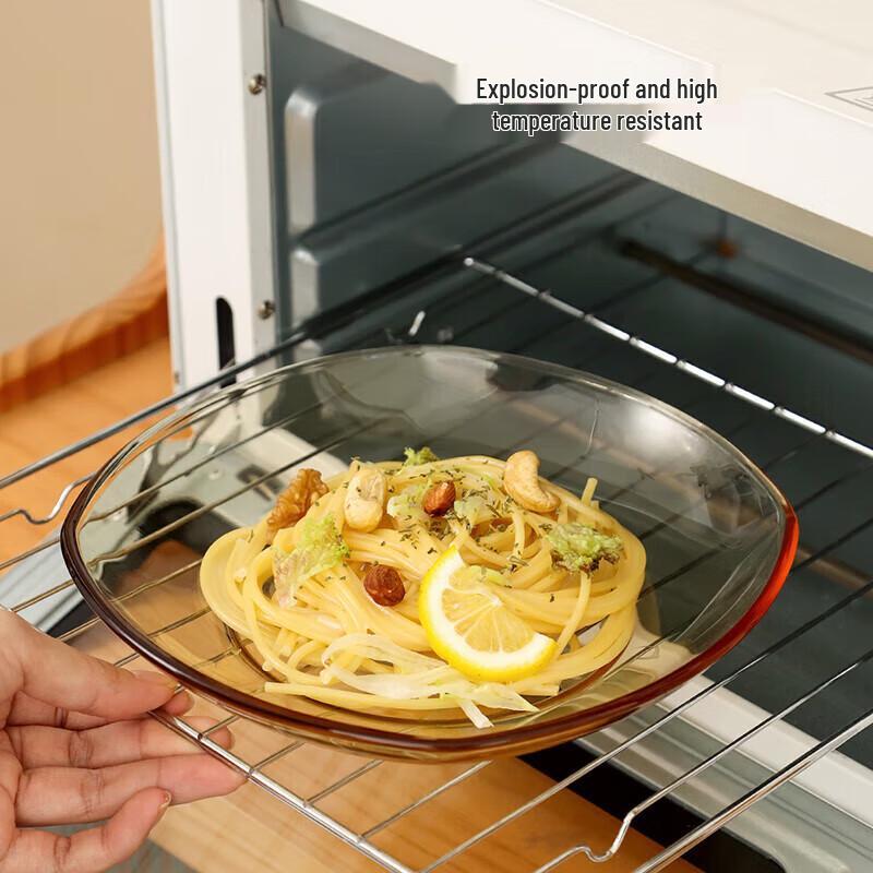 Maxcook High Borosilicate Glass Serving Plate