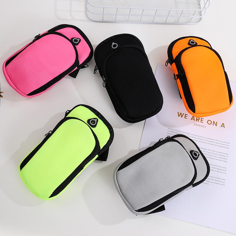 Hot Sale Sports Running Arm Bag Cycling Mountaineering Arm Mobile Phone Key Change Storage Bag Fitness Wrist Bag
