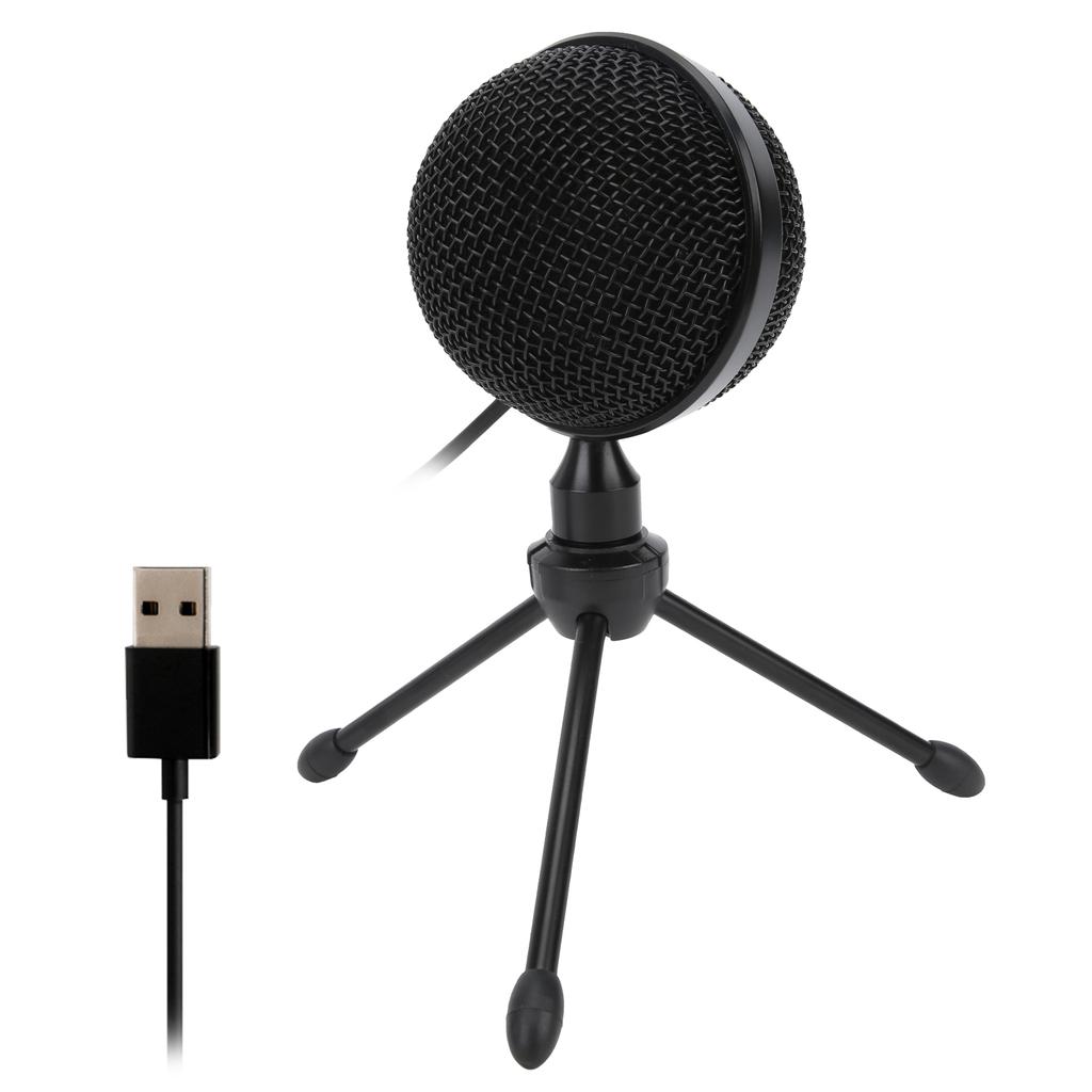 USB Condenser Microphone Karaoke Computer Recording Omnidirectional Live Broadcasting Device