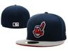 Бейсболка Cleveland Indians с вышивкой для защиты от солнца - Закрытый дизайн в тон для пар.