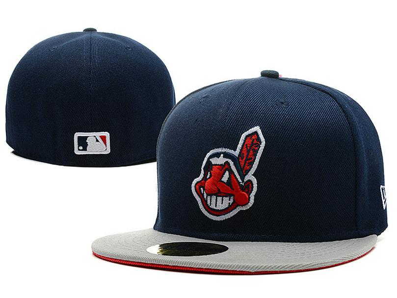 Бейсболка Cleveland Indians с вышивкой для защиты от солнца - Закрытый дизайн в тон для пар.