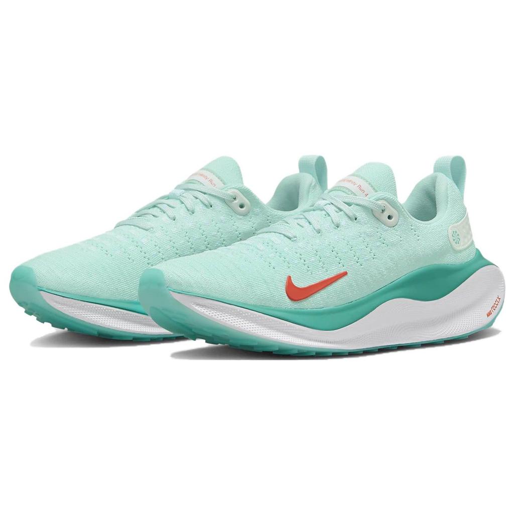 Nike ReactX Infinity Run 4 Jade Ice Picante Red Women Sneakers Teal White Clear-Jade DR2670-300