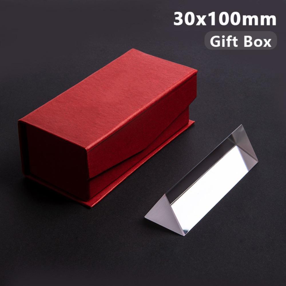 Crystal Physical Optics Prism Optical Glass Seven Colors Rainbow Triangular Prism Prism Design Seven Color Triprism Students