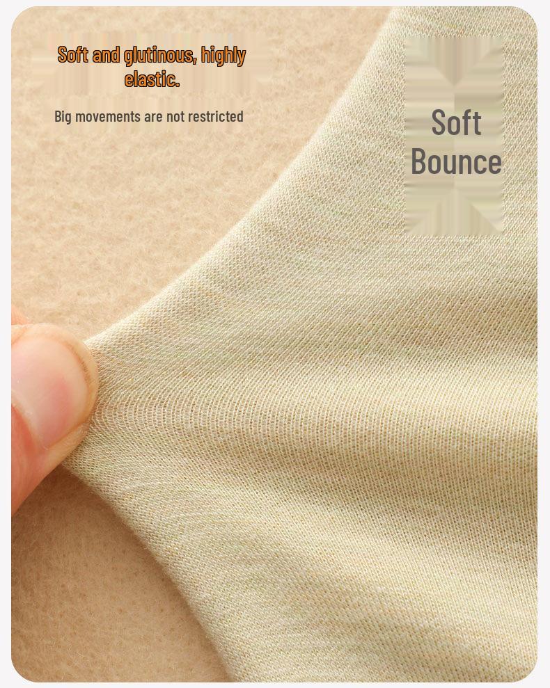 Детский шелково-кашемировый теплый базовый слой - Спортивный круглый вырез для мальчиков и девочек (Одежда для осени/зимы)