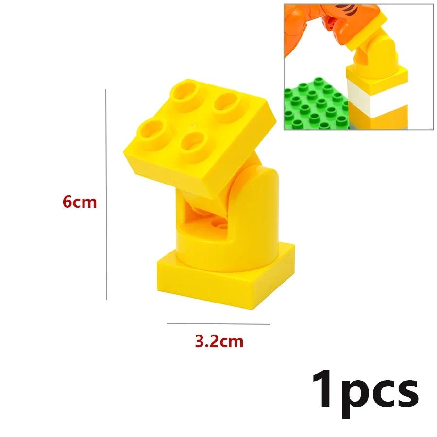 Большой размер слайд гоночный трек мяч кирпич крупный строительный блок воронка слайд лабиринт аксессуары детские игрушки совместимые Duploes