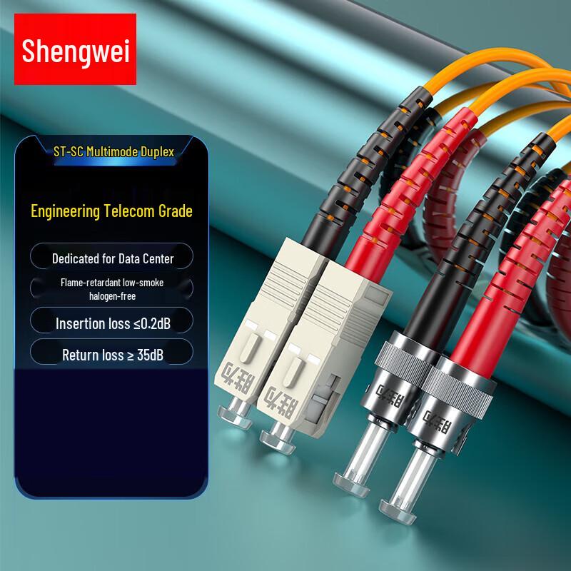 Многомодовый дуплексный оптоволоконный патч-корд Shengwei