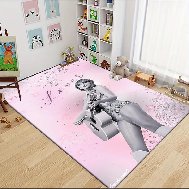 Taylor Swift Lover Carpet Rug Soft Washable Antislip Home Living Room Sofa Mats Personalized Christmas Rug