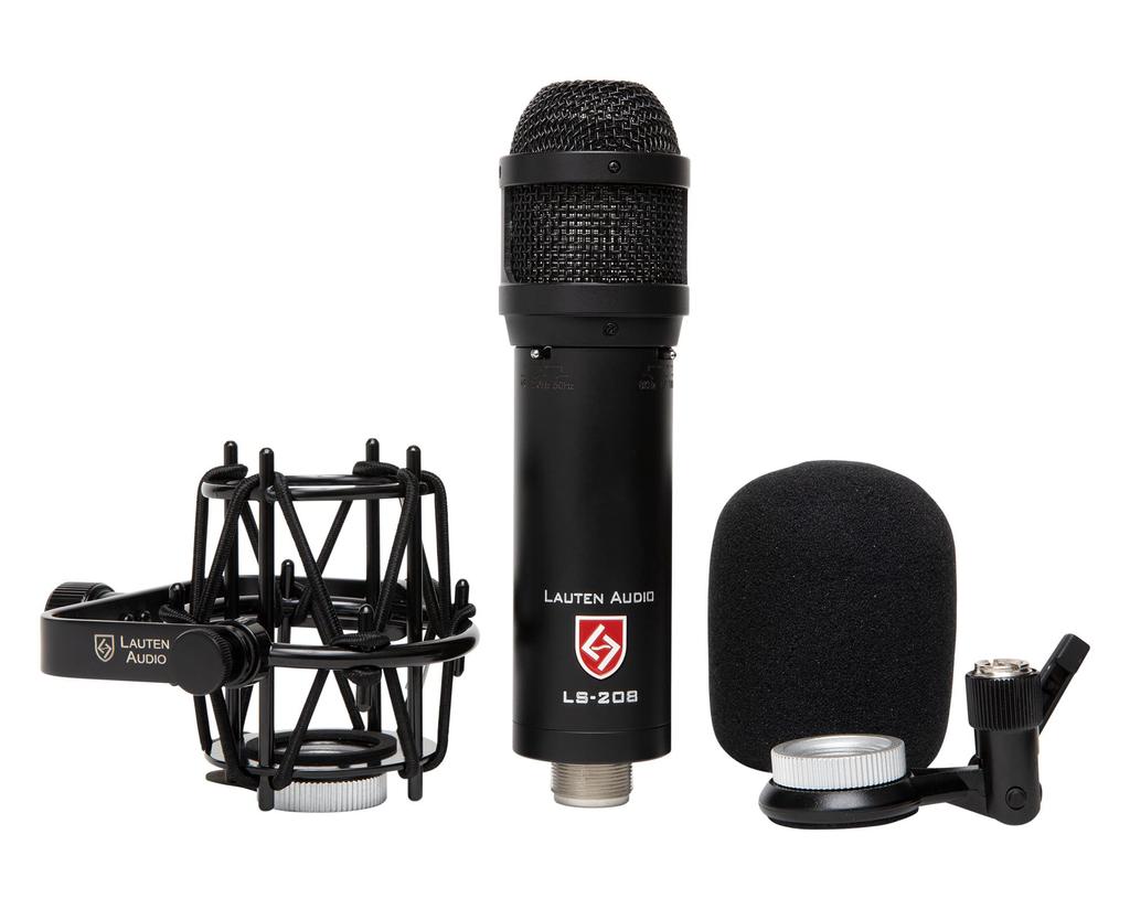 Конденсаторный микрофон с большой диафрагмой и фронтальным расположением Lauten Audio LS-208