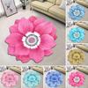 Коврик для пола большого размера, нескользящая основа, 3D цветочный узор, придверный коврик, легкий в уходе, коврик для пола, украшение для дома, гостиной, спальни