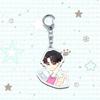 Брелок Охотники на ведьм Yousheng Богатая детализация персонажей Легкий портативный брелок Яркий цвет Аниме девушка Шарм Держатель для ключей