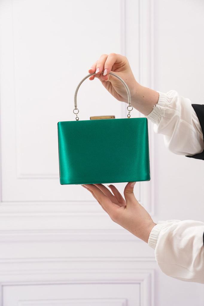 Women's Stylish and Useful Evening Dress Bag Women's Powder Fabric Evening Dress Clutch Portfolio Bag