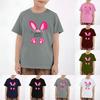 Easter Children's Neck Short Sleeve Print Top