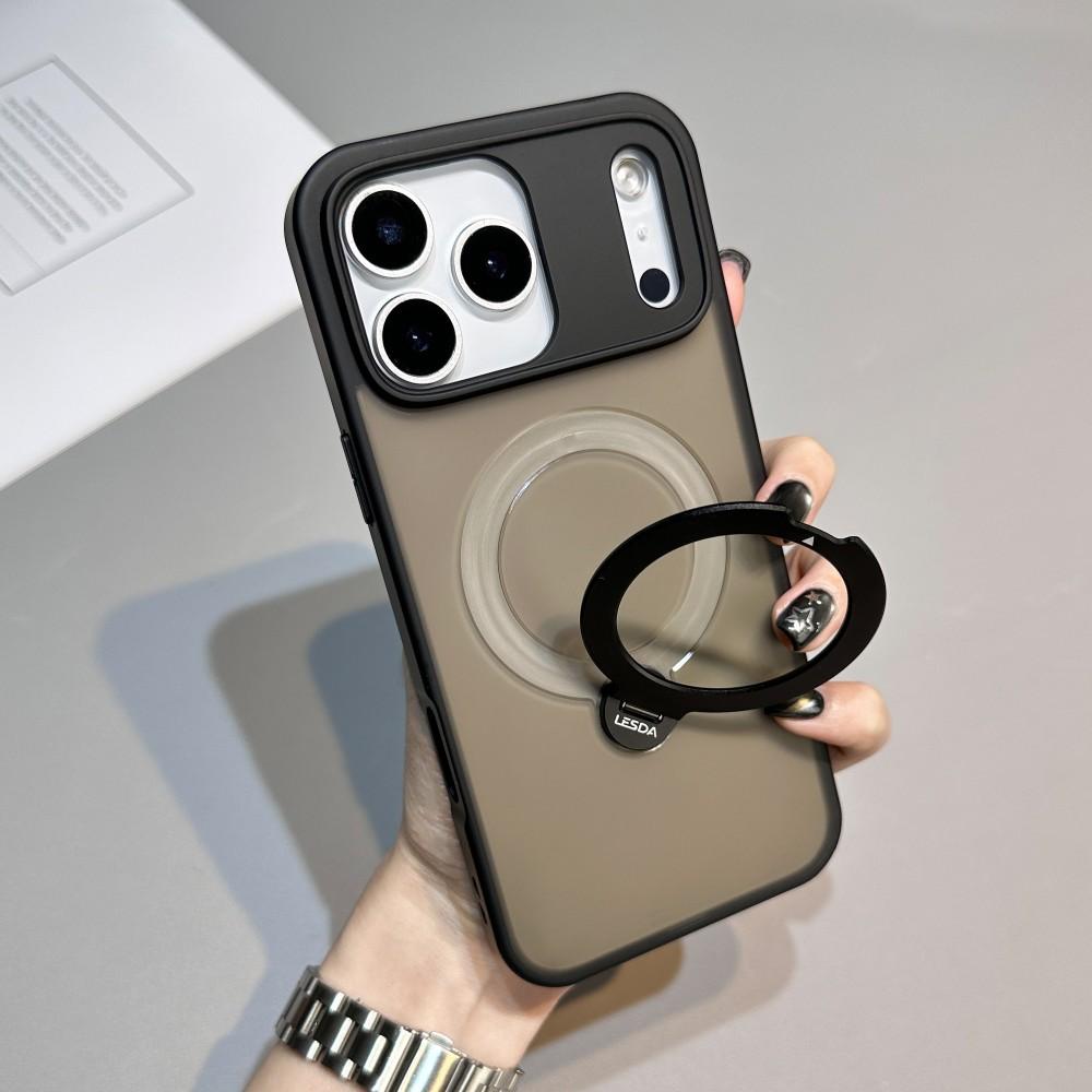 Вращающийся держатель Чехол для телефона Для iPhone 16 17 Pro Max MagSafe Магнитный Жесткий ПК Корпус Защитный Для iPhone Air Акриловая Задняя крышка