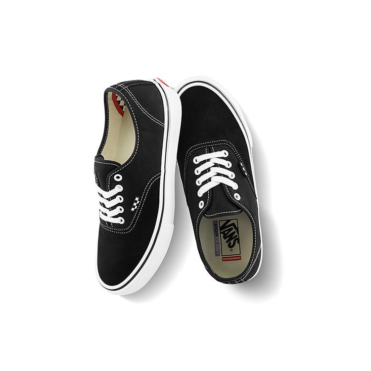 Vans Skate Authentic Black White Unisex Sneakers VN0A5FC8Y28