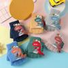 Kawaii Cartoon Dino Kids Gloves Half Finger Flip Gloves for Boys Girls Children Winter Warmth Writing Gloves 3-6T
