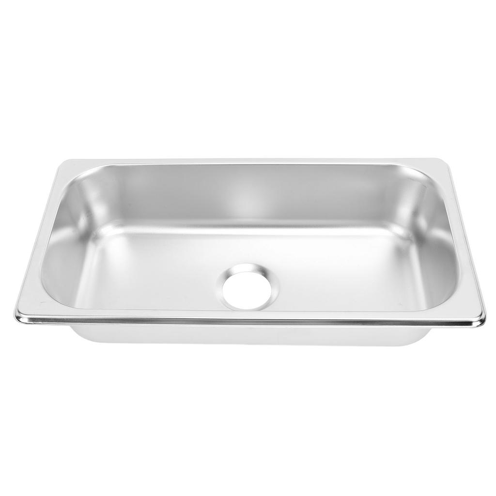 RV Sink 304 Stainless Steel 12.8x6.93x2.56in Embedded Hand Washing Basin with 40mm Drain Outlet for Boat Caravan