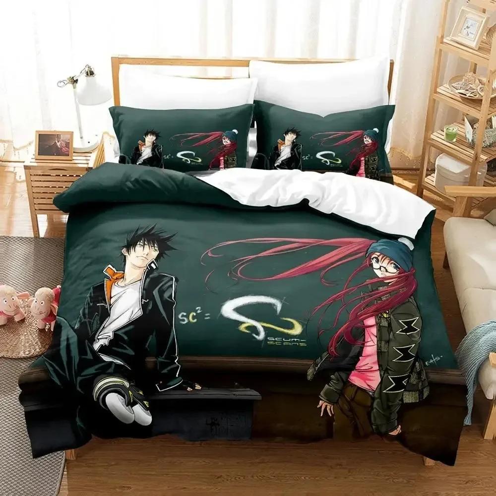 3D Аниме Air Gear Комплект постельного белья Односпальный Двуспальный Комплект постельного белья С наволочкой Пододеяльник Мягкий Односпальный Двуспальный Queen King Размер