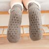 Комнатные домашние тапочки носки мужские напольные носки вязаные взрослые плюшевые ковровые носки домашние носки для сна противоскользящие