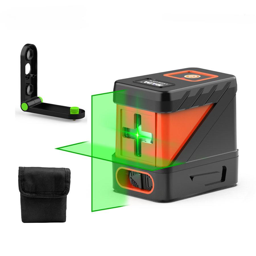 2 Lines Laser Level Self Levelling Green Beams Laser Horizontal & Vertical Cross-Line