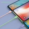 Кабель для быстрой зарядки «три в одном» для устройств Apple, Type-C и Android — жидкий трехцветный дизайн