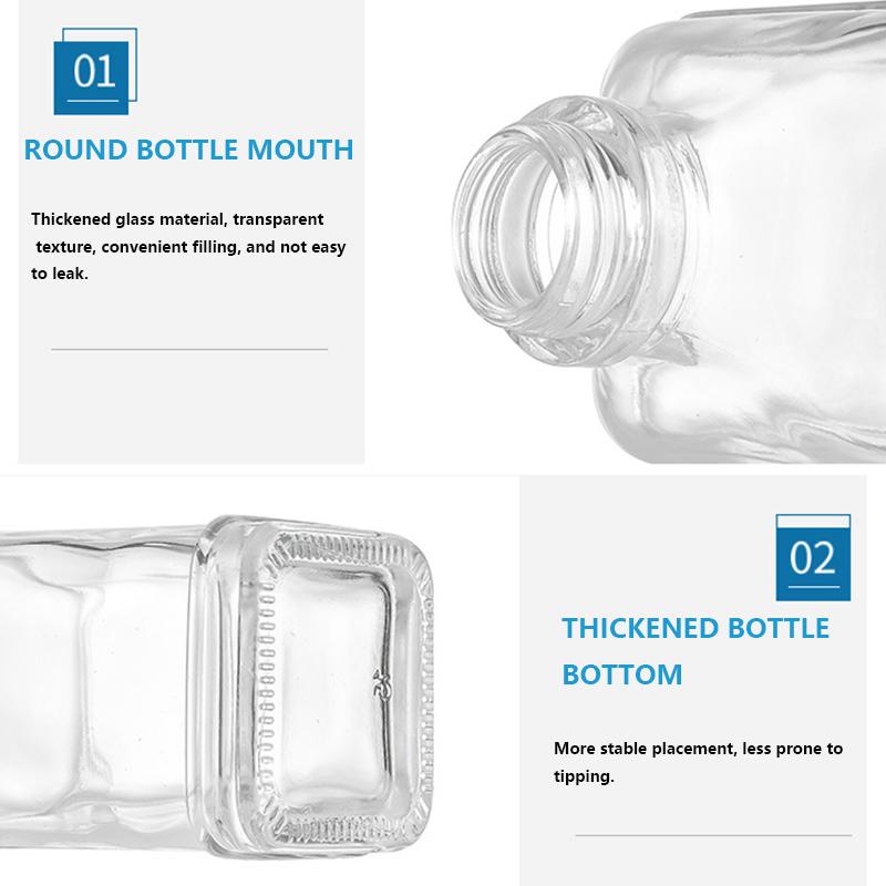 Дозатор для мыла, стеклянная бутылка, дозатор для геля для ванной, жидкого мыла и шампуня, квадратные стеклянные бутылки с дозаторами, контейнер для мыла